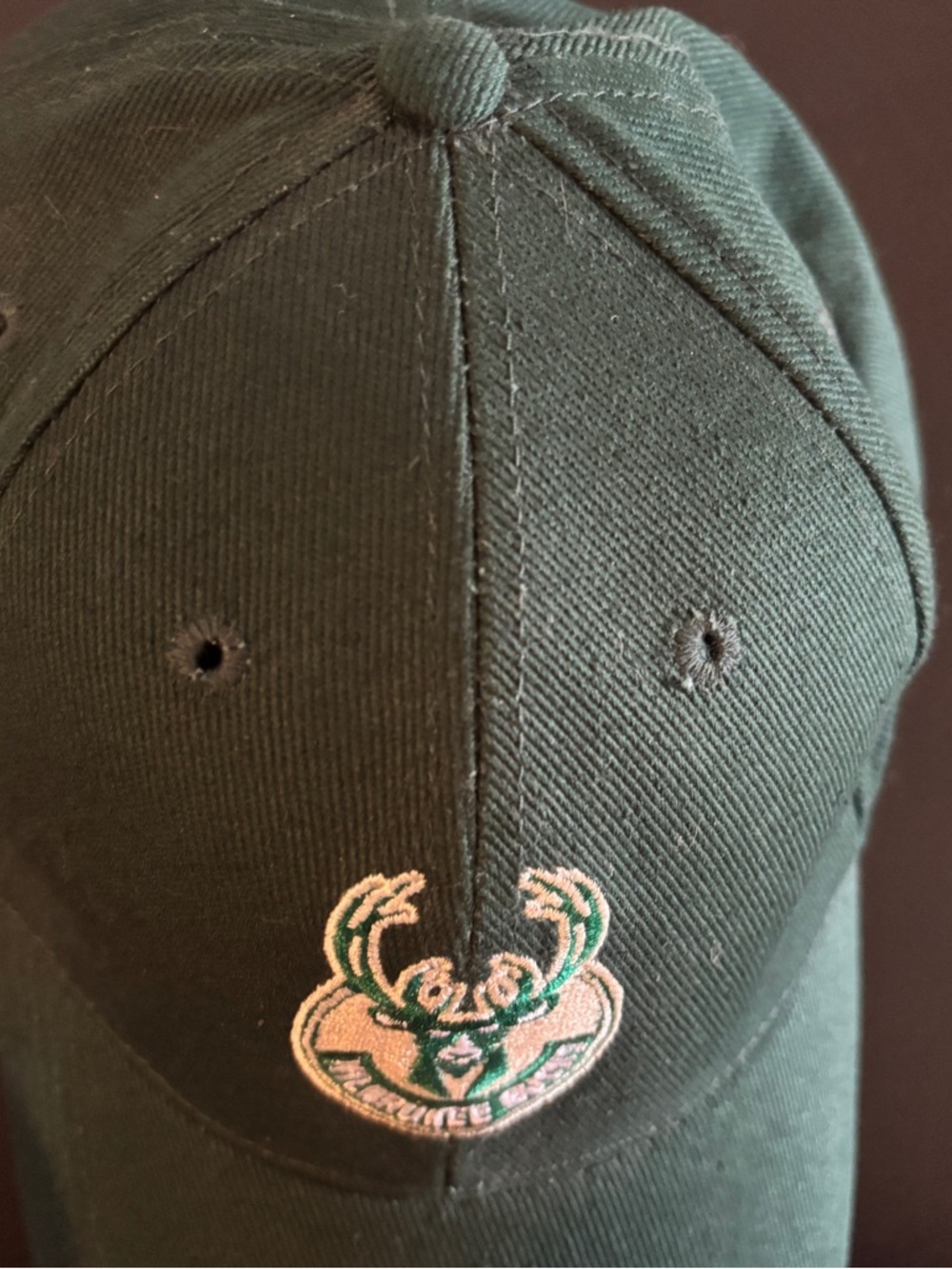 Milwaukee Bucks Dark Green Baseball Cap - Picture 4 of 8